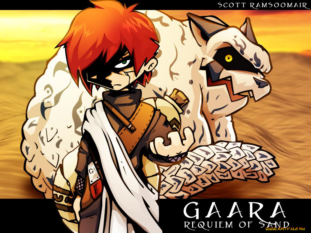 gaarawallaper, , naruto, gaara